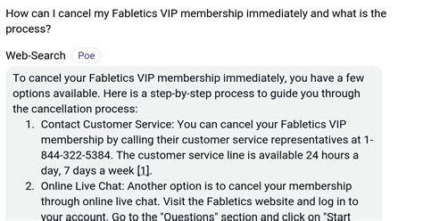 can i cancel fabletics vip after first purchase